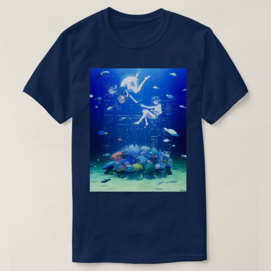 T-shirt Shiroi Suna no Aquatope (Design devant)