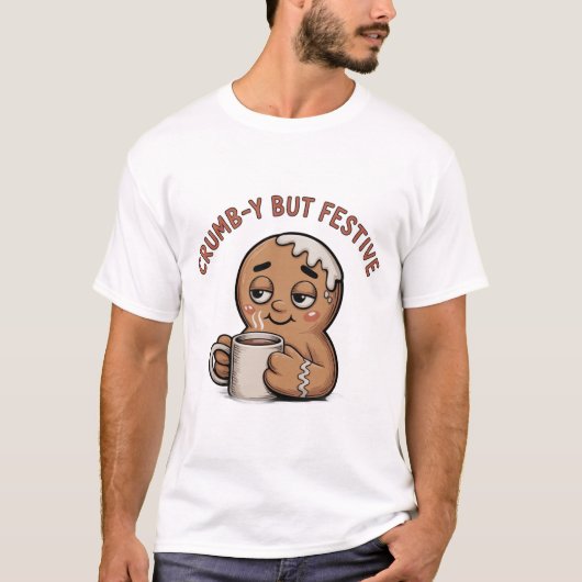 T-shirt Shirt | Cute Christmas Cookie Humor Tee (Devant)