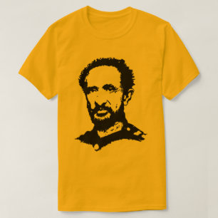 T-shirt Shirt Haile Selassie - Jah - Messiah - Tramafari