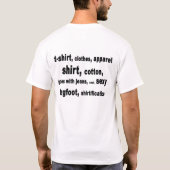 T-shirt shirtification de tagfoot (Dos)