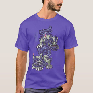 T-shirt Shisa rétro