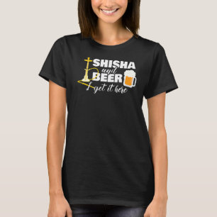 T-shirt Shisha Beer Hookah Fumée à la vapeur