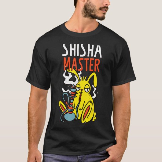 T-shirt Shisha Master Shisha Hookah Fumer (Devant)