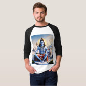 T-shirt Shiv Lord Homme - Design hindou spirituel (Devant entier)