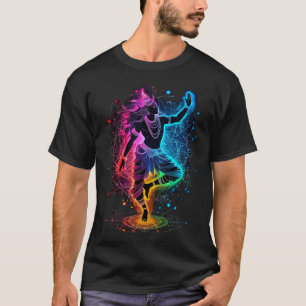 T-shirt Shiva Dieu hindou spirituel Danse Tandava Yoga Méd