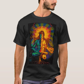 T-shirt ShivShakti Dieu Shiva et Déesse Parvati vintage f
