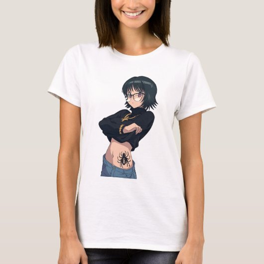 T-shirt Shizuku Murazaki chasseur x chasseur anime (Devant)