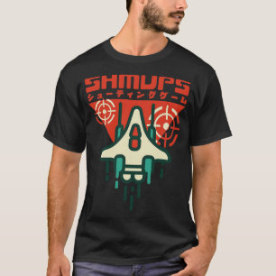 T-shirt Shmup Shoot Em Up Jeux Japonais Retro esthétique G