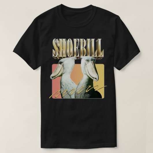 T-shirt SHOEBILL 90s Style Design esthétique (Design devant)