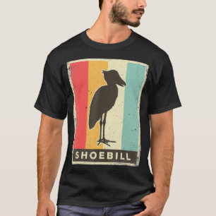T-shirt Shoebill Lover Vintage Retro Poster Animal