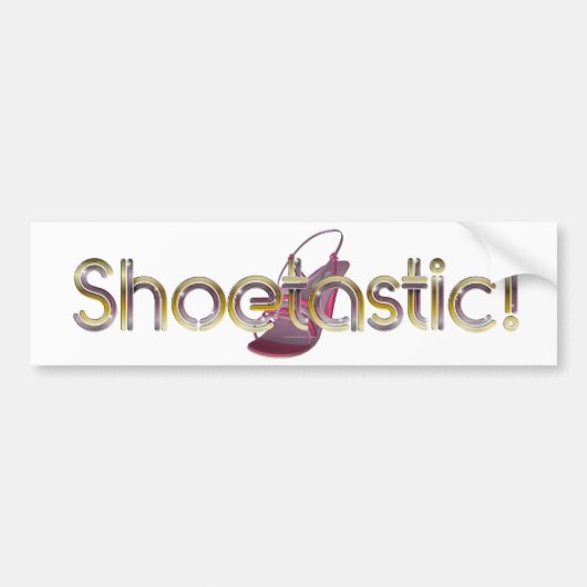 T-SHIRT Shoetastic Bumpersticker (Voorkant)
