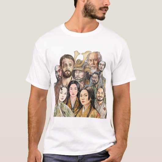 T-shirt Shogun - Collage (Devant)