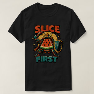 T-shirt Shogun Pastèque – TRANCHEZ D'ABORD Style Bande Des