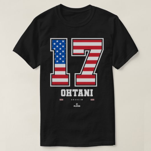 T-shirt Shohei Ohtani États-Unis Numéro de drapeau Pullove (Design devant)