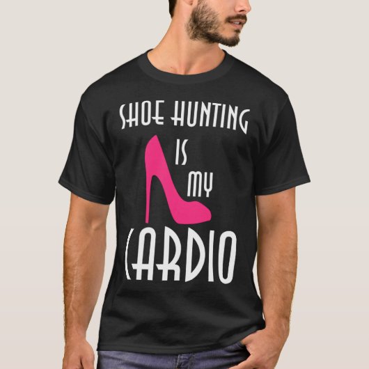 T-shirt Shopping Chaussure Chasse Cardio (Devant)