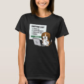 T-shirt Shopping Trolley Basset Hound Chien (Devant)
