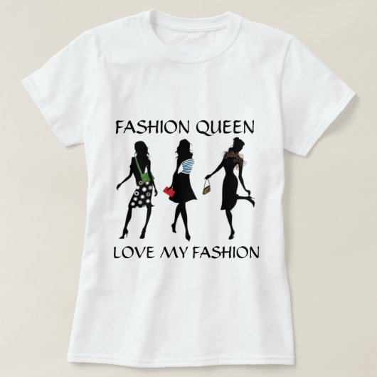 T-shirt SHOPPPING QUEEN COLLECTION Dames (Design devant)