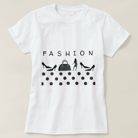 T-shirt SHOPPPING QUEEN COLLECTION Dames (Design devant)
