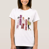 T-shirt SHOPPPING QUEEN COLLECTION - Dames (Devant)