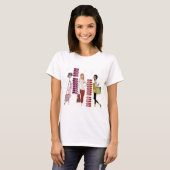 T-shirt SHOPPPING QUEEN COLLECTION - Dames (Devant entier)