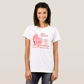 T-shirt Shore Love/ Rose tropical (Devant entier)