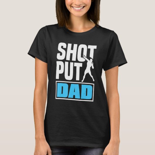 T-shirt Shot Put Putter Track Et Field Athlètes Shot Put (Devant)
