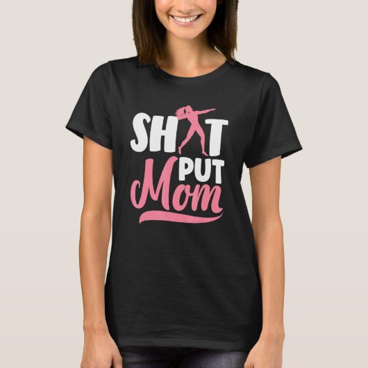 T-shirt Shot Put Putter Track Et Field Athlètes Shot Put (Devant)