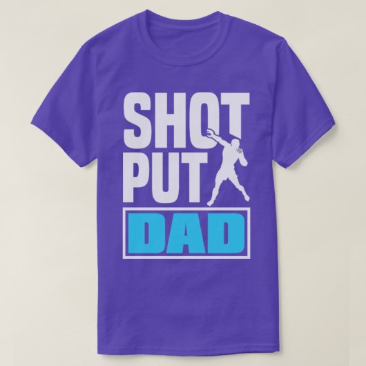 T-shirt Shot Put Putter Track et Field Athlètes Shot Put (Design devant)
