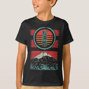 T-shirt Shotokan Karate Kanji Style des années 80