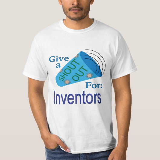 T-shirt Shout Out for Inventors (Devant)