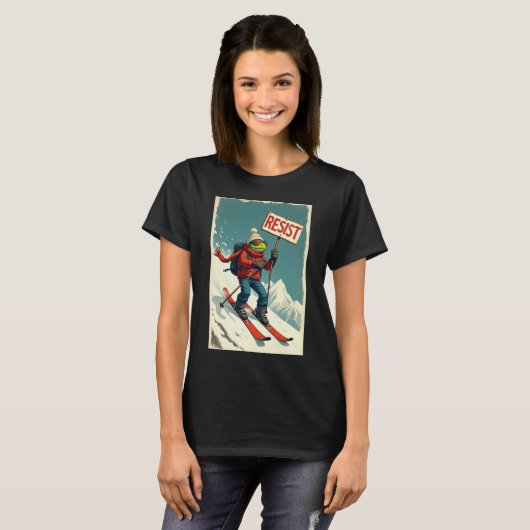 T-shirt Show your unique style with this fun and bold frog (Devant entier)