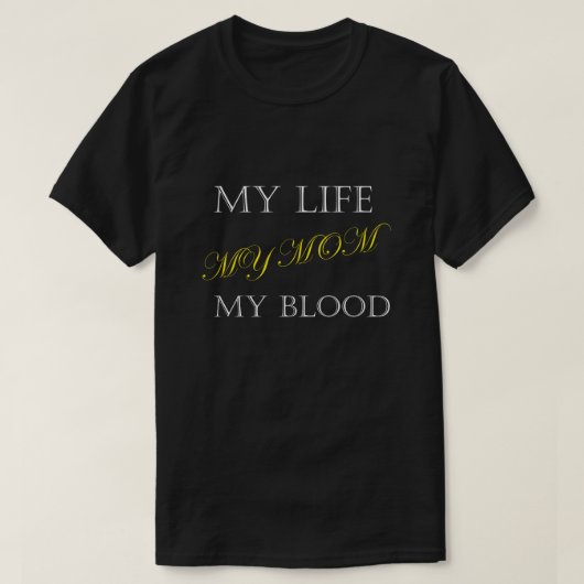 T-shirt shows de liefde van een moeder (Design voorkant)