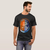 T-shirt ShowYourStripes u2013 SAVE BEES TREES AND SEAS Glo (Devant entier)