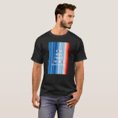 T-shirt ShowYourStripes u2013 SAVE BEES TREES AND SEAS Glo (Devant entier)