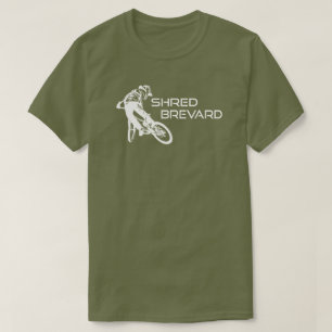 T-shirt Shred Brevard North Carolina Mountain Biking