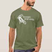 T-shirt Shred Brevard North Carolina Mountain Biking (Devant)