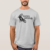 T-shirt Shred Moab Mountain Biking (Devant)