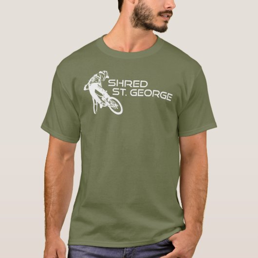 T-shirt Shred St. George Utah Mountain VTT (Devant)