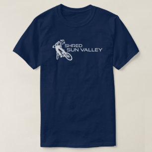 T-shirt Shred Sun Valley Idaho Mountain Vélo