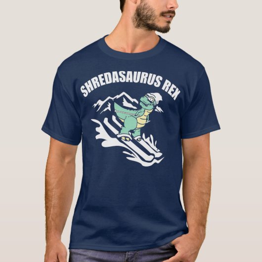 T-shirt Shredasaurus Rex Ski Dinosaur Enfants Fantastique (Devant)