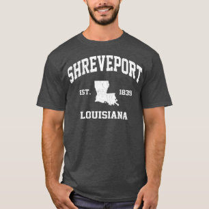 T-shirt Shreveport Louisiana LA vintage State Athletic Sty