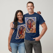 T-shirt Shrila Prabhupada médite sur Krishna (Unisexe)