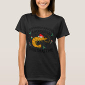 T-shirt Shrimply Having A Wonderful Christmas Time Funny X (Devant)