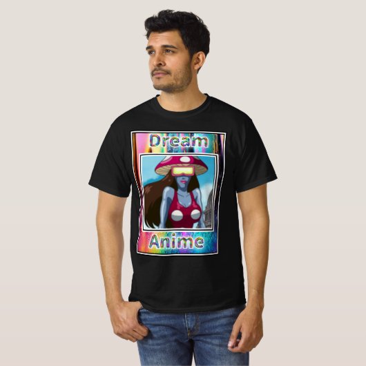 T-shirt Shroom Bot Dream Anime (Devant entier)