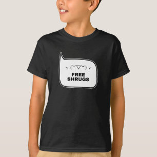 T-shirt SHRUGS GRATUITS Funny Kaomoji Emoticons Japonais 2