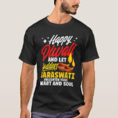 T-shirt Shubh Deepalawi Heureuse déesse de Diwali Saraswat (Devant)