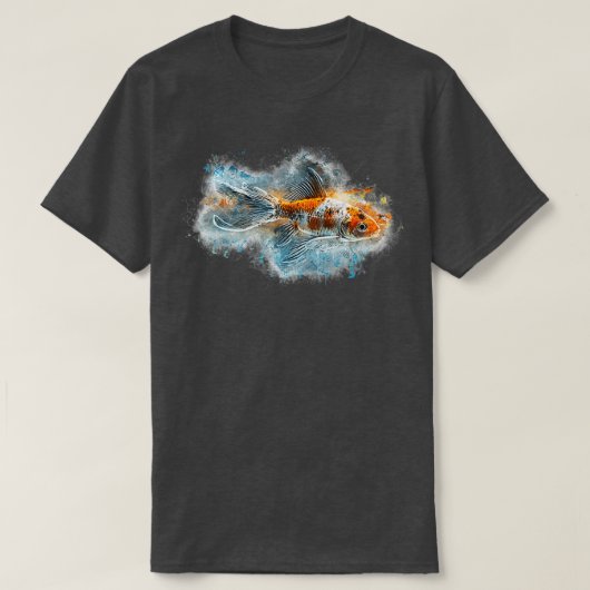 T-shirt Shubunkin Carassius auratus (Design devant)