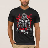 T-shirt Shut Up and Lift – Beast Hybrid Gym Tee (Devant)