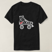 T-shirt Shut up and skate Roller Skates Inline Skating Gif (Design devant)