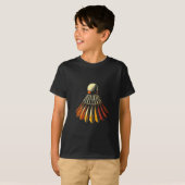 T-shirt Shuttle Joueur Badminton (Devant entier)